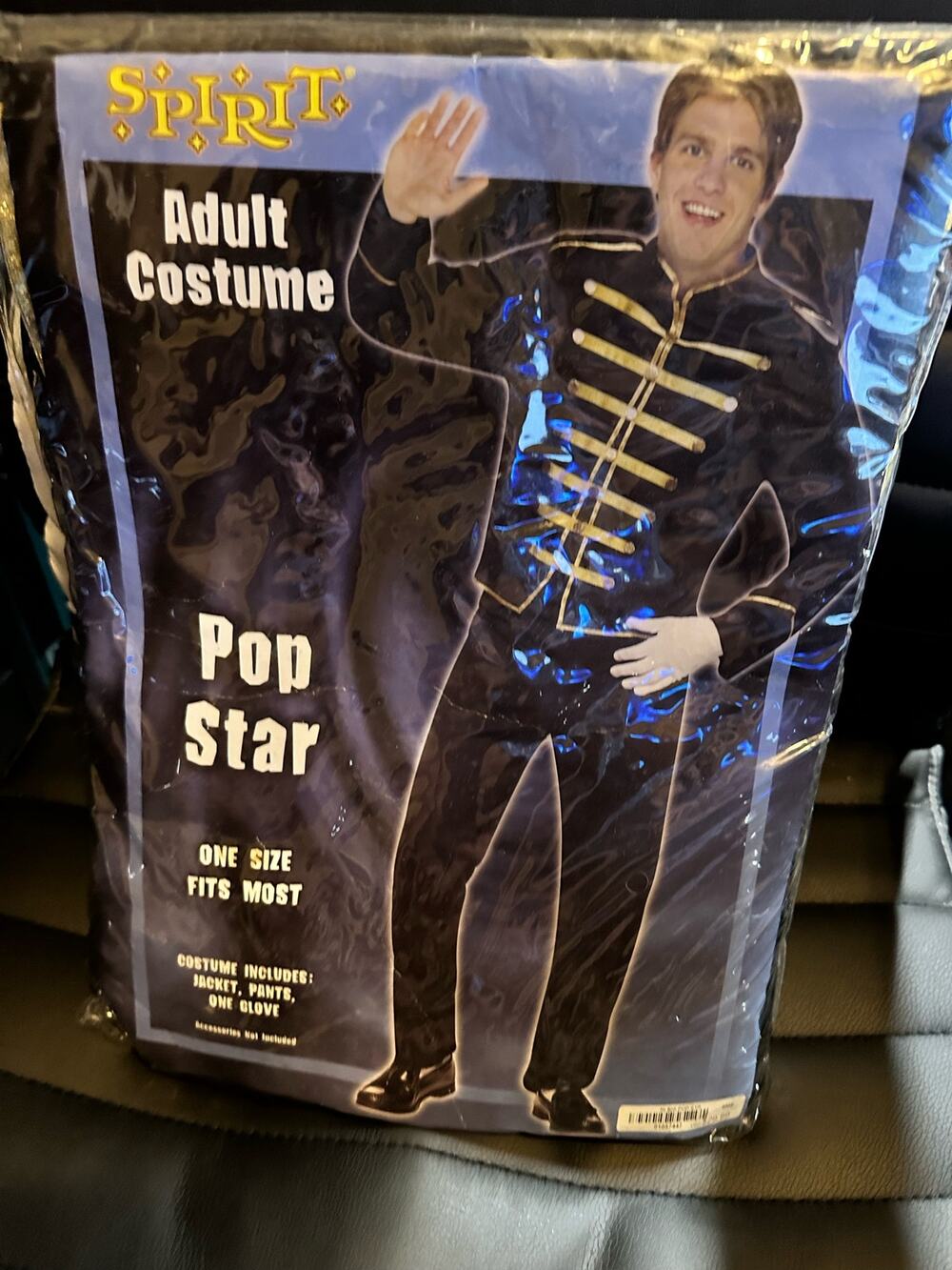 Spirit, Halloween Pop Star adult costume, one size fits most